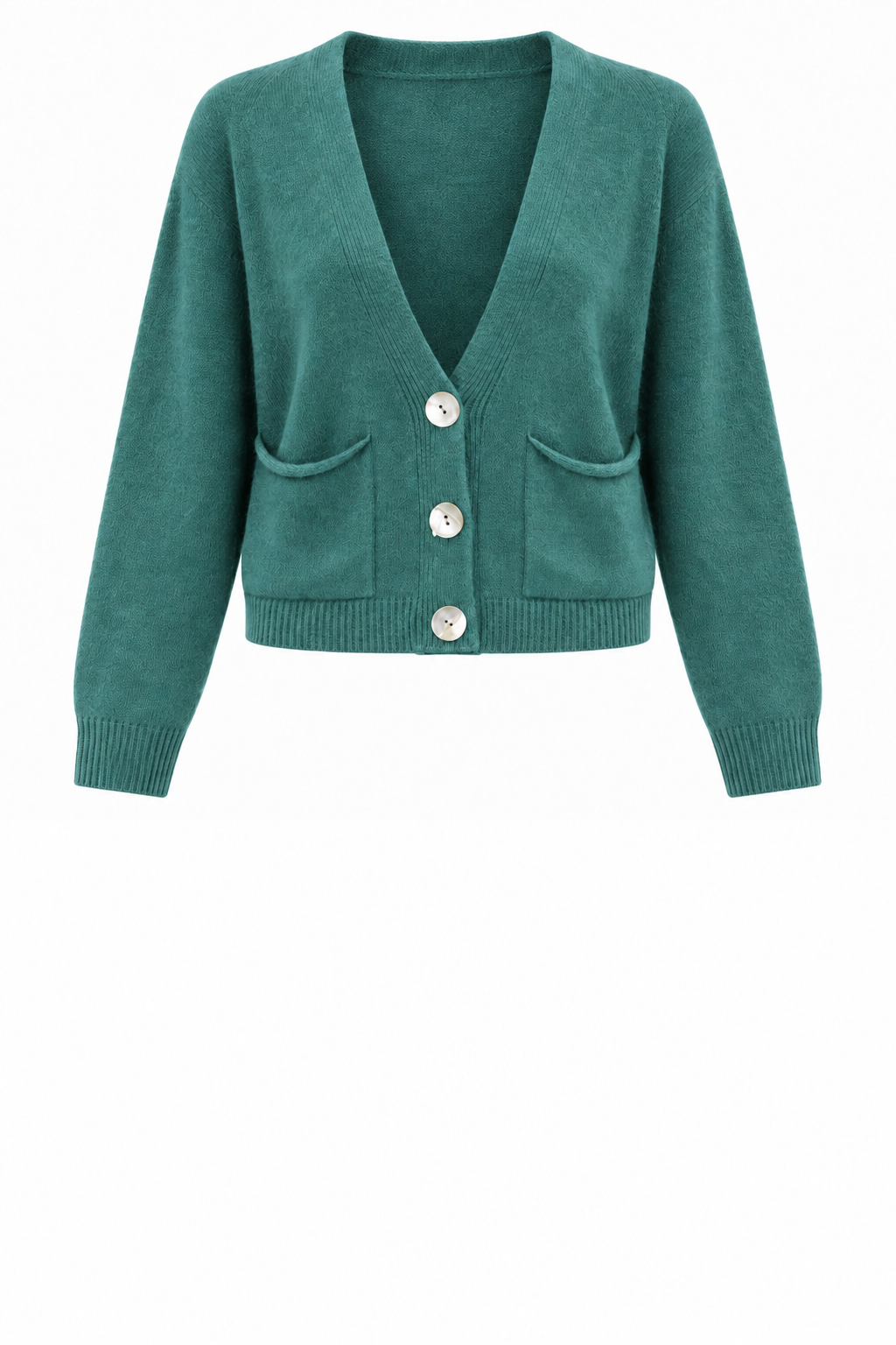 POOK CROP KNIT CARDIGAN