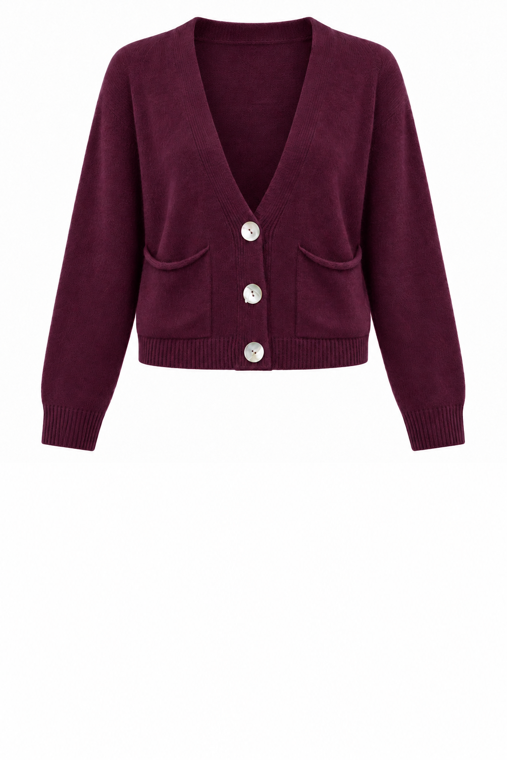 POOK CROP KNIT CARDIGAN