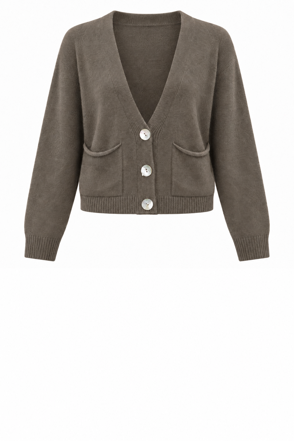 POOK CROP KNIT CARDIGAN