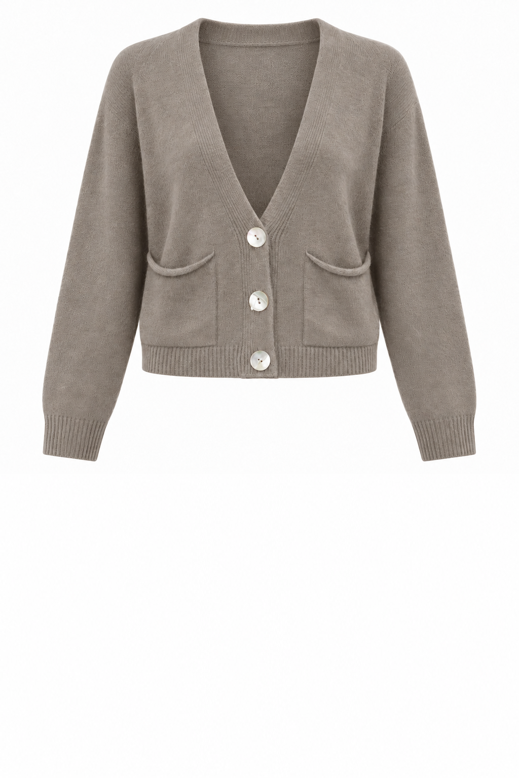 POOK CROP KNIT CARDIGAN
