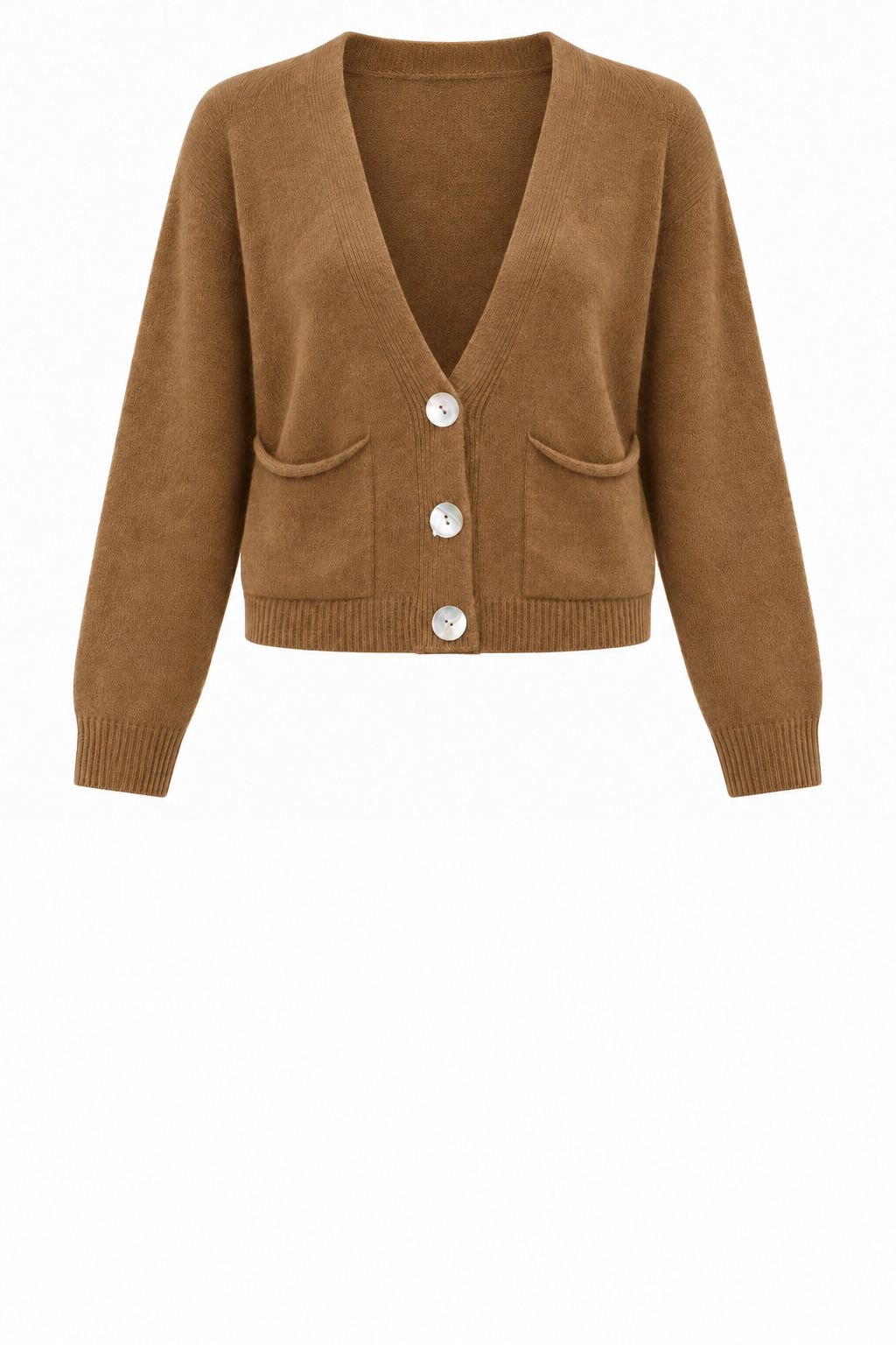 POOK CROP KNIT CARDIGAN