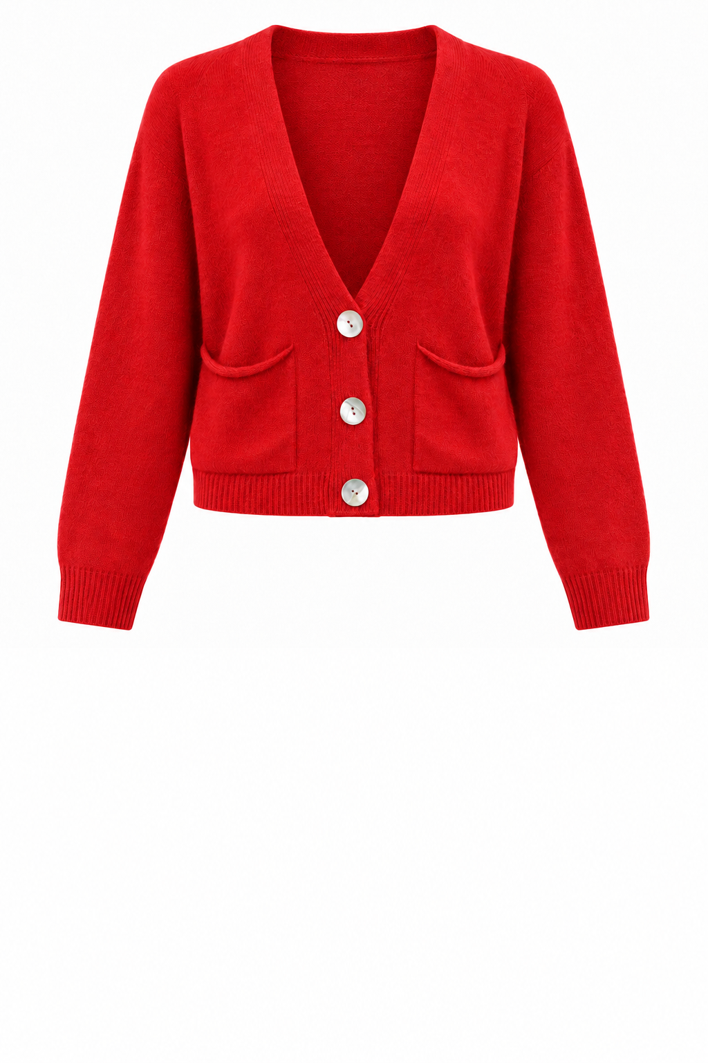 POOK CROP KNIT CARDIGAN