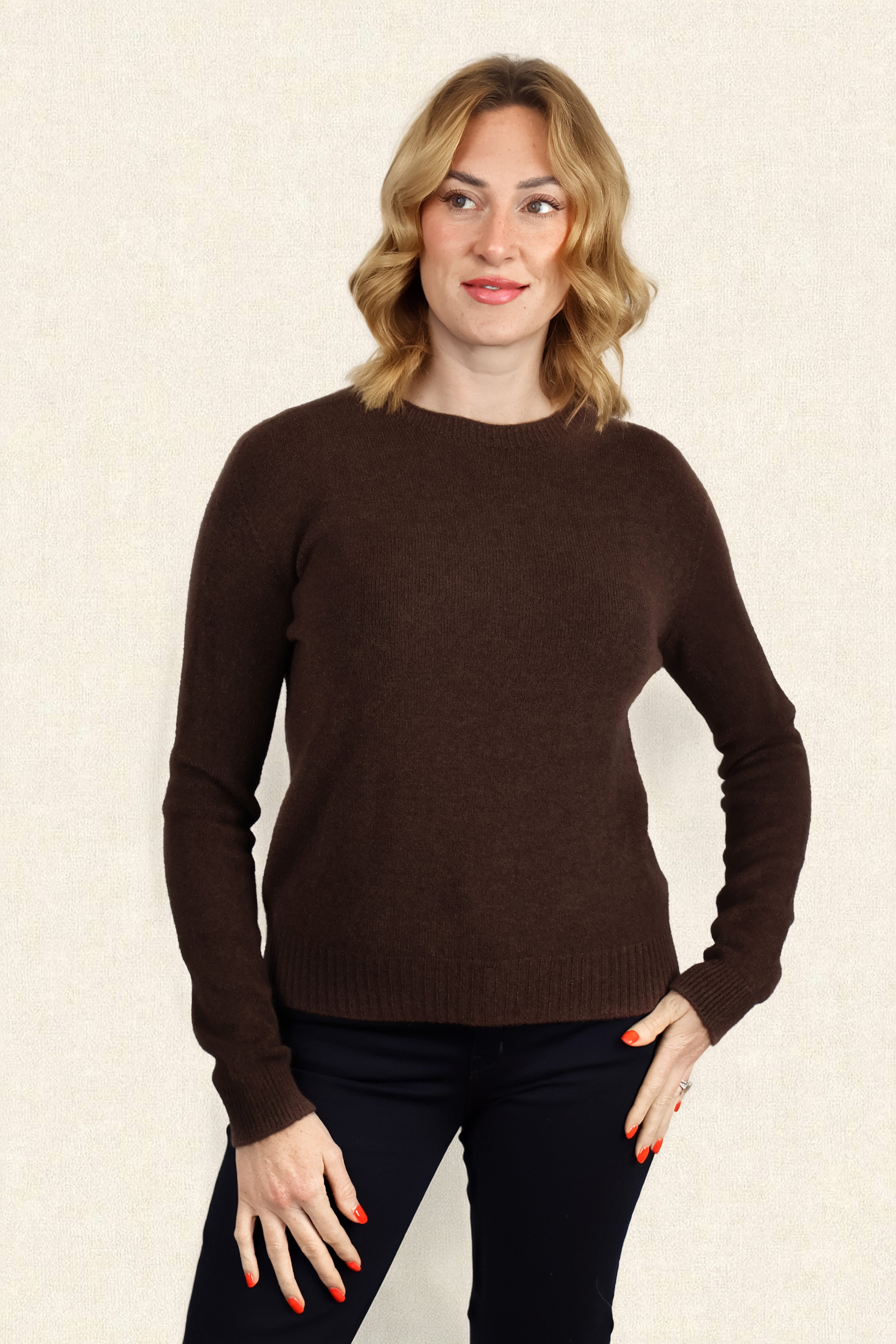 PRUE SEMI FITTED ROUND JUMPER
