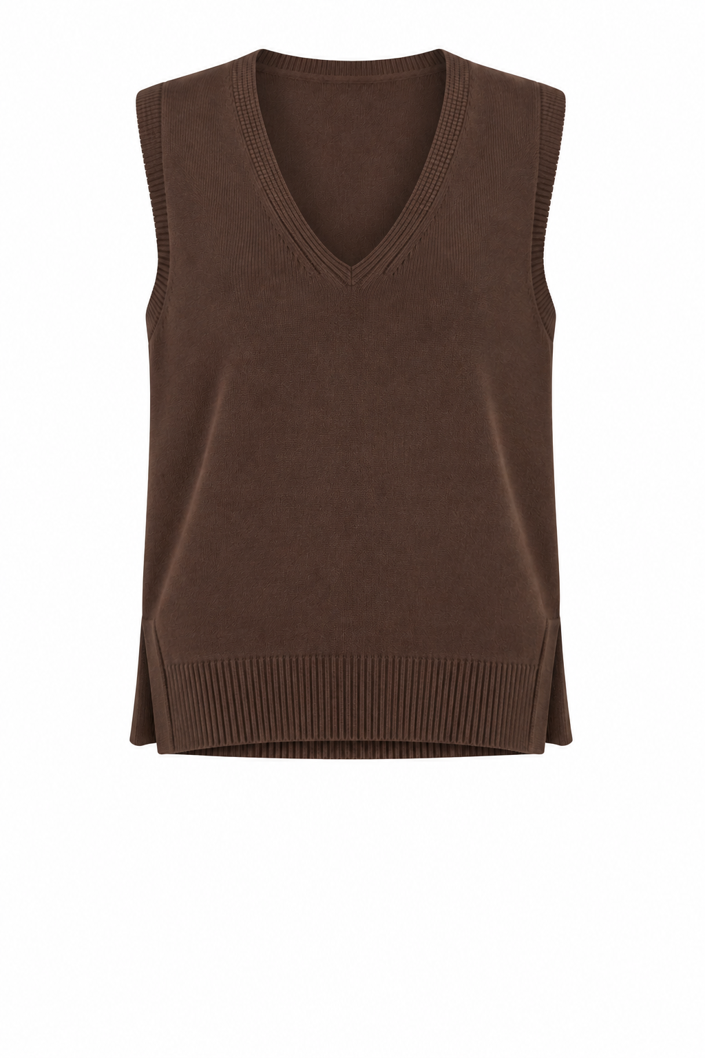 PIXIE V NECK KNITTED VEST