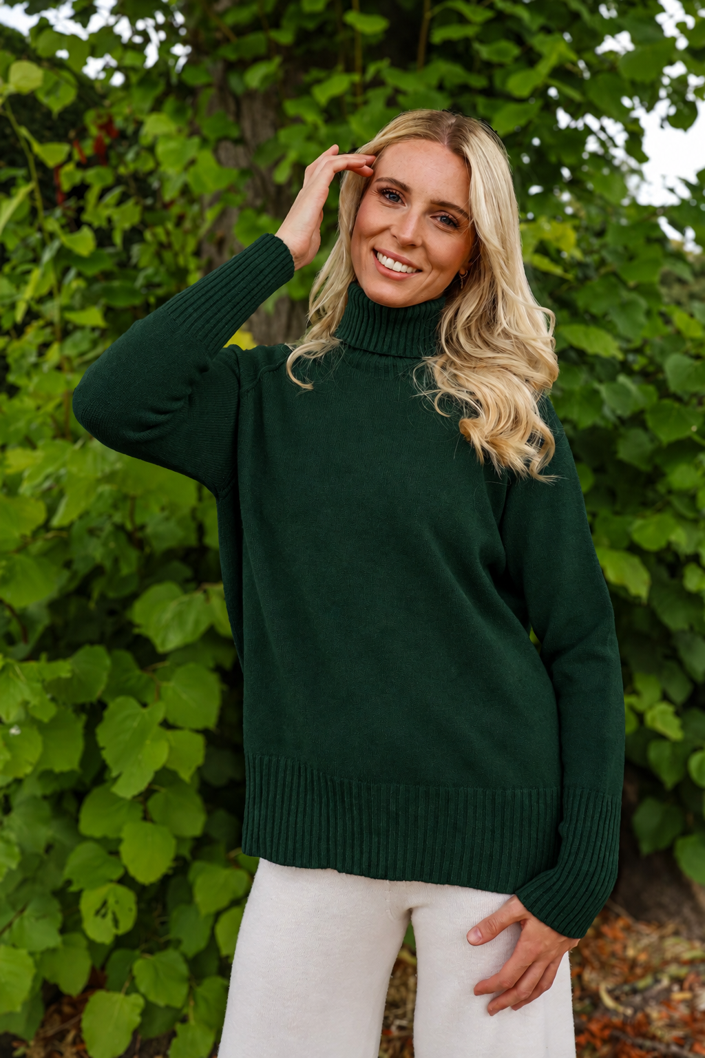 RENEE POLO NECK KNIT