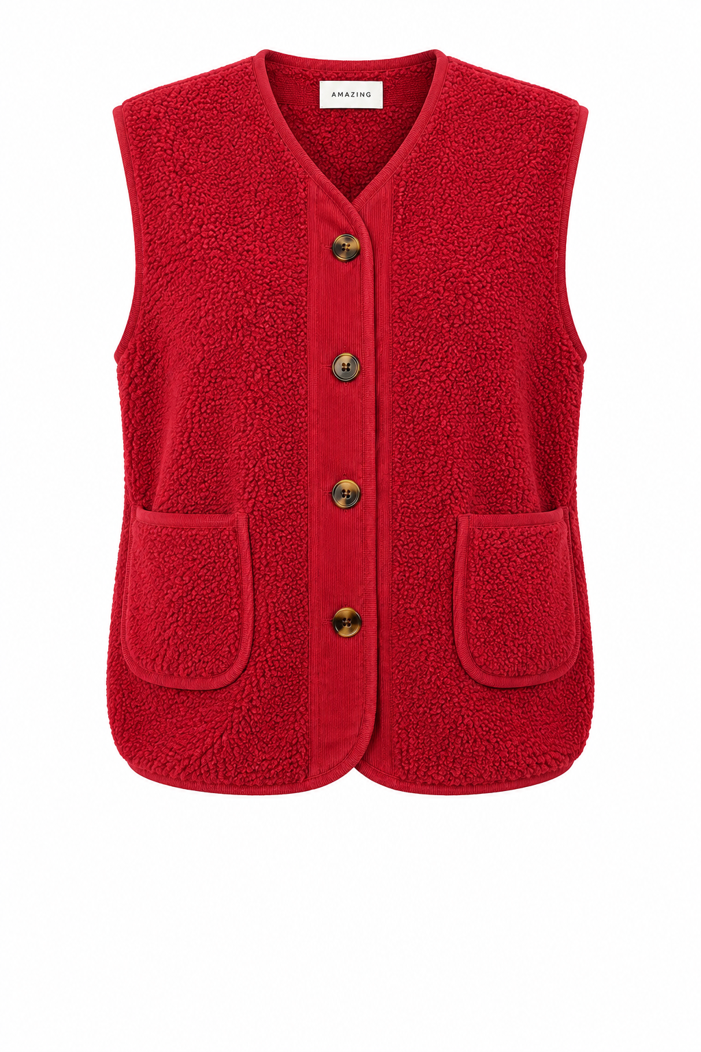 TEDDY BORG FLEECE GILET