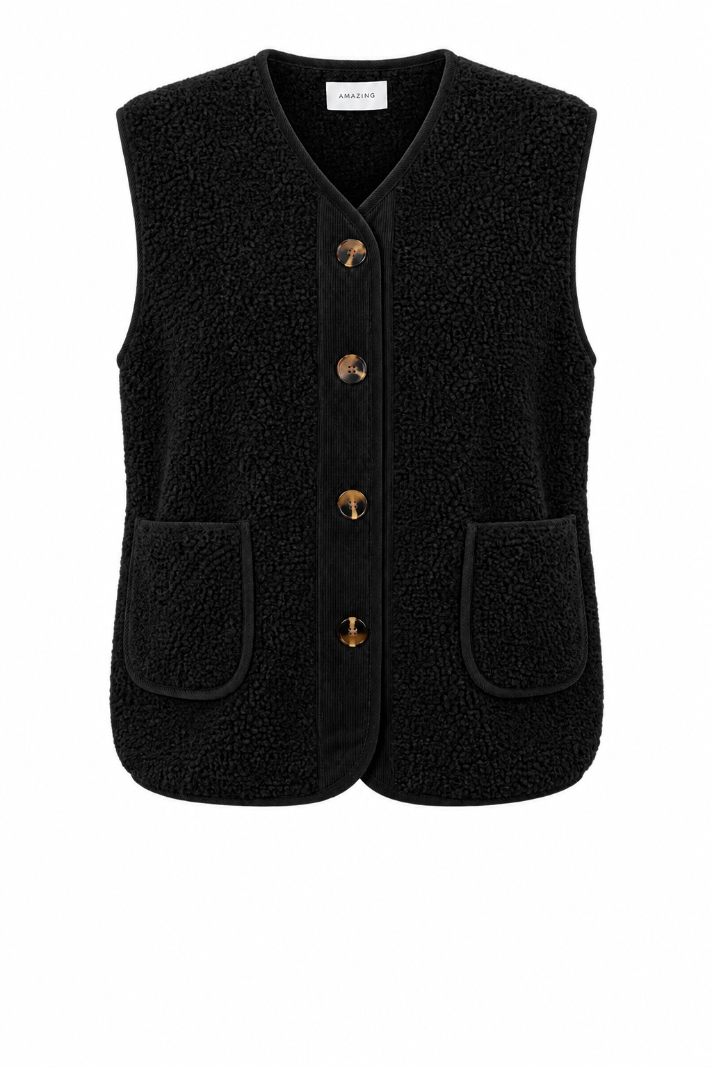TEDDY BORG FLEECE GILET