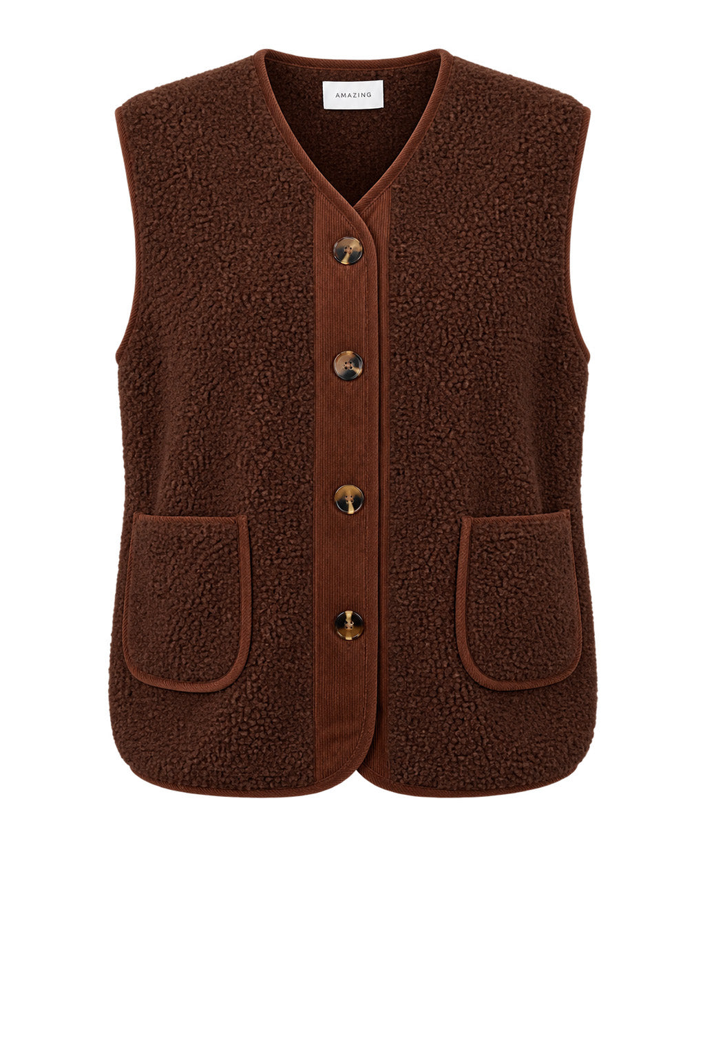 TEDDY BORG FLEECE GILET