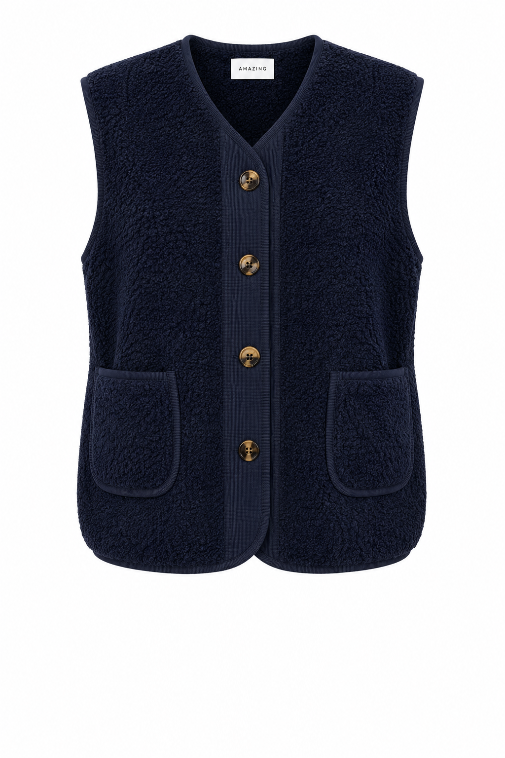 TEDDY BORG FLEECE GILET