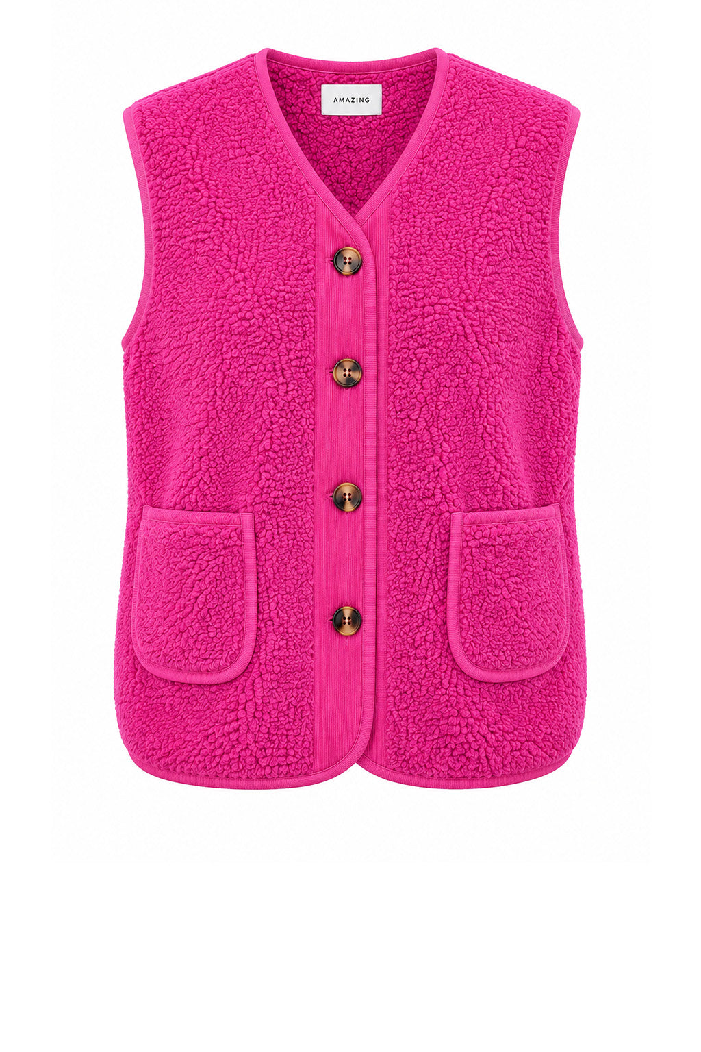 TEDDY BORG FLEECE GILET