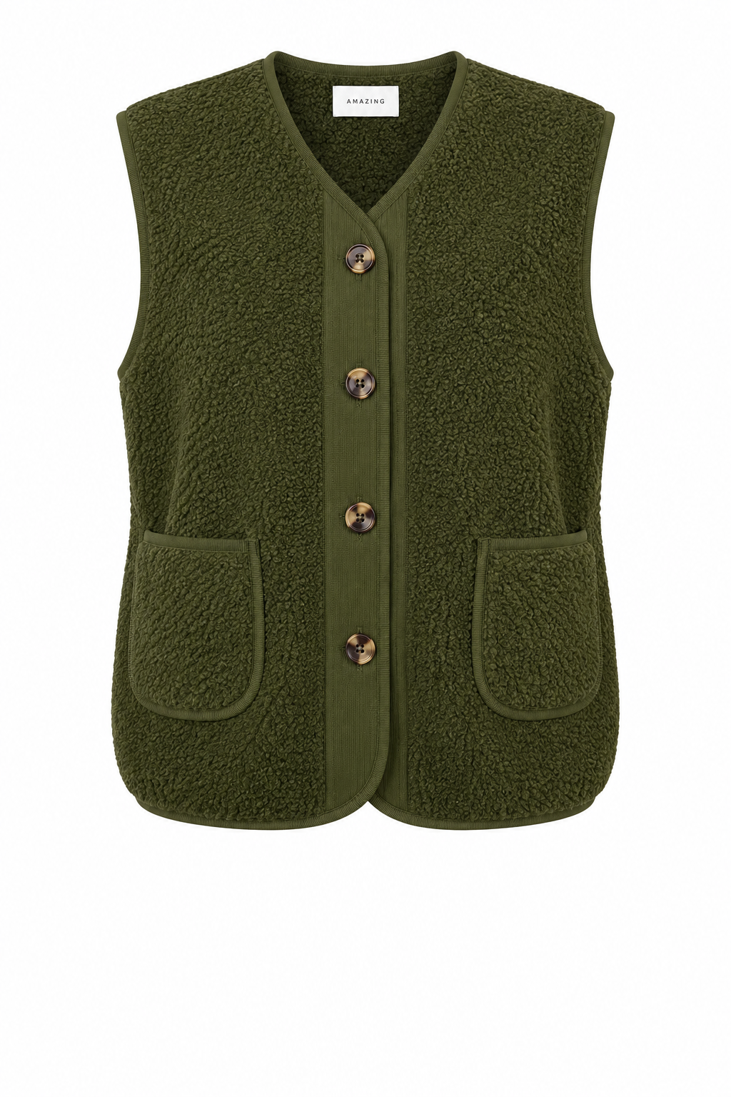 TEDDY BORG FLEECE GILET