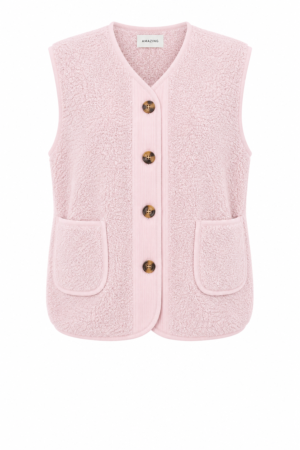 TEDDY BORG FLEECE GILET