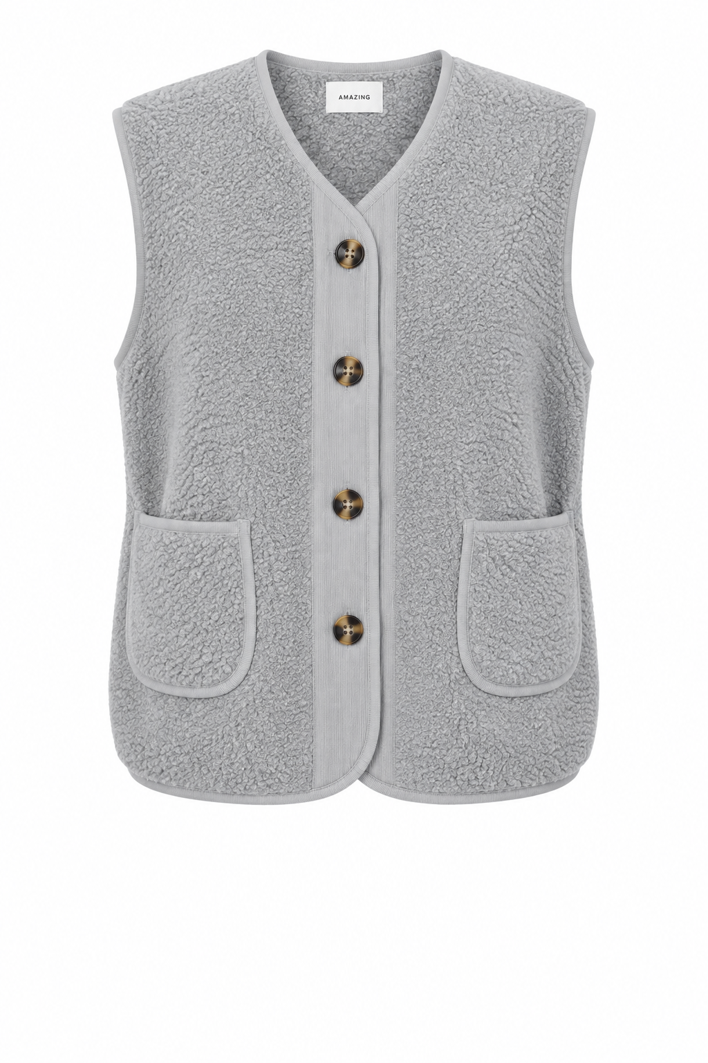 TEDDY BORG FLEECE GILET