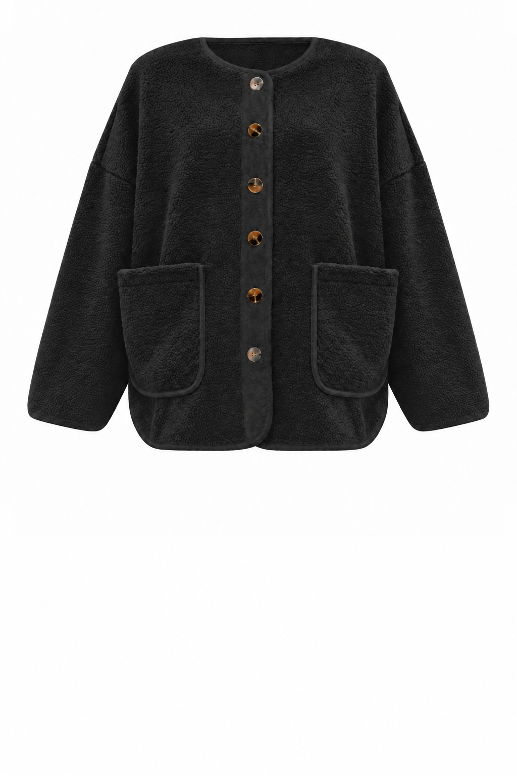 TEDDY OVERSIZED BORG JACKET