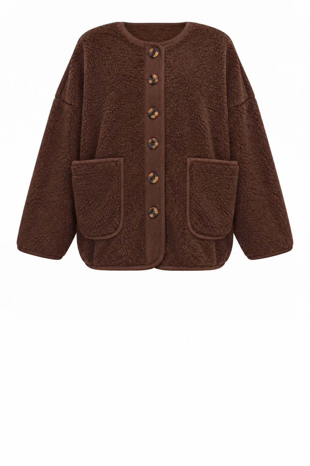 TEDDY OVERSIZED BORG JACKET