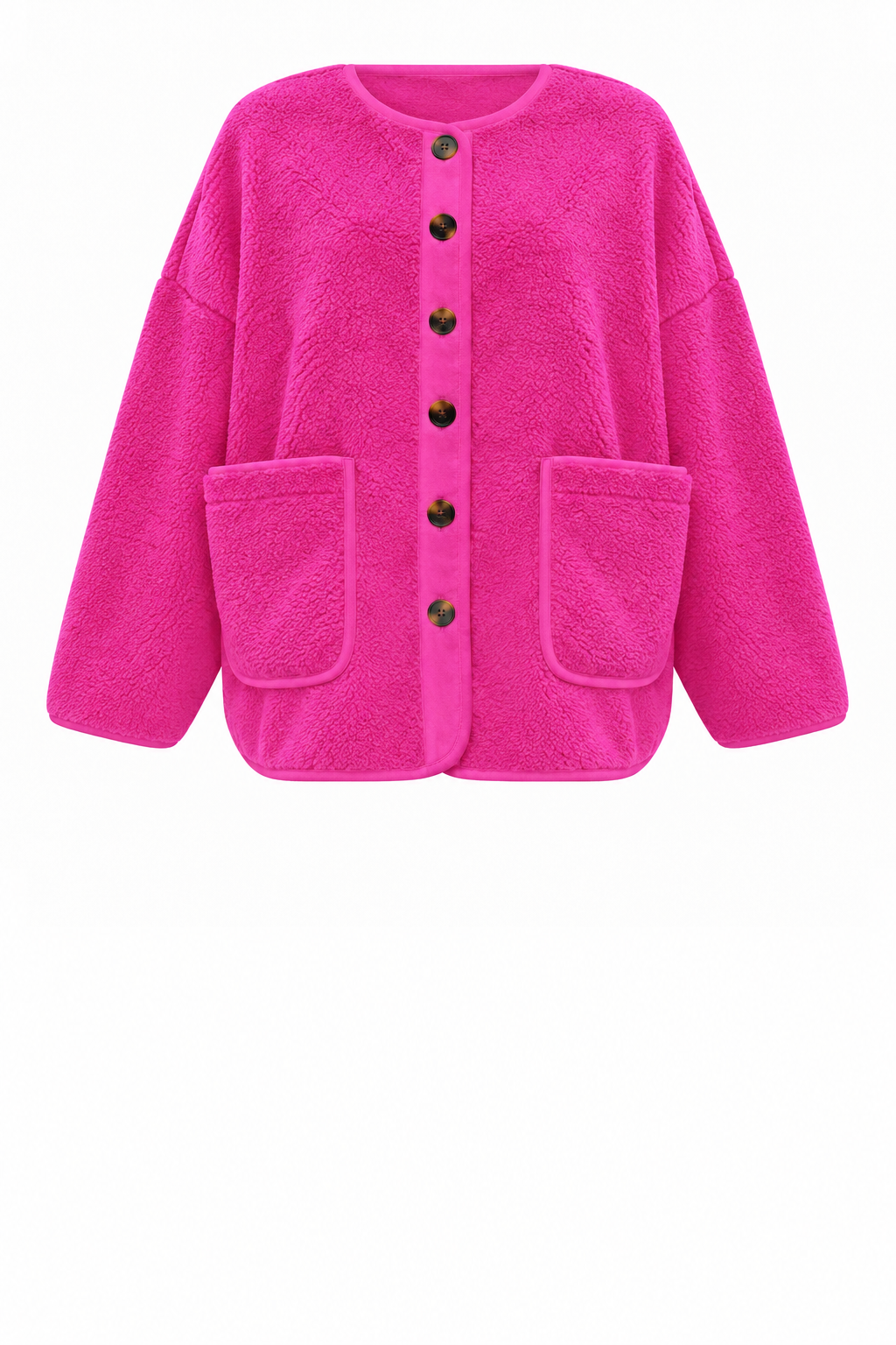 TEDDY OVERSIZED BORG JACKET
