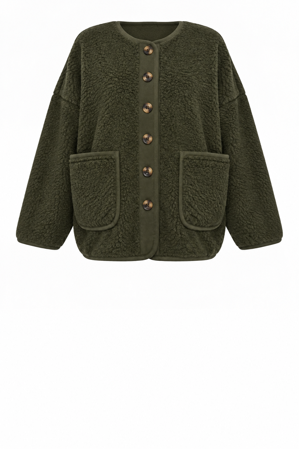 TEDDY OVERSIZED BORG JACKET
