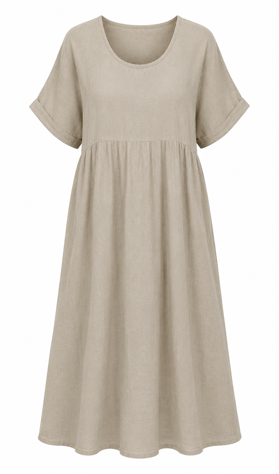 TESA MIDI LINEN DRESS