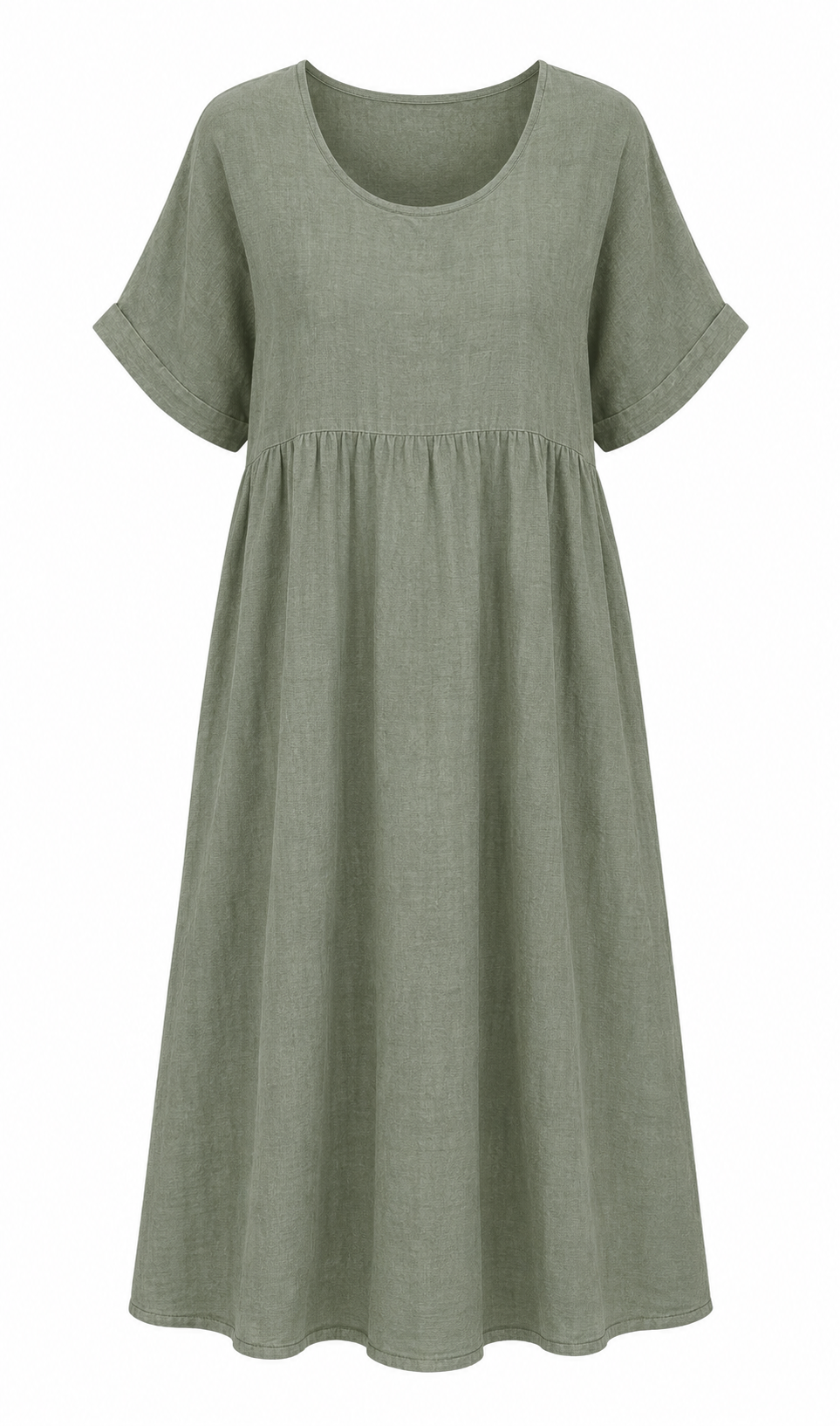TESA MIDI LINEN DRESS