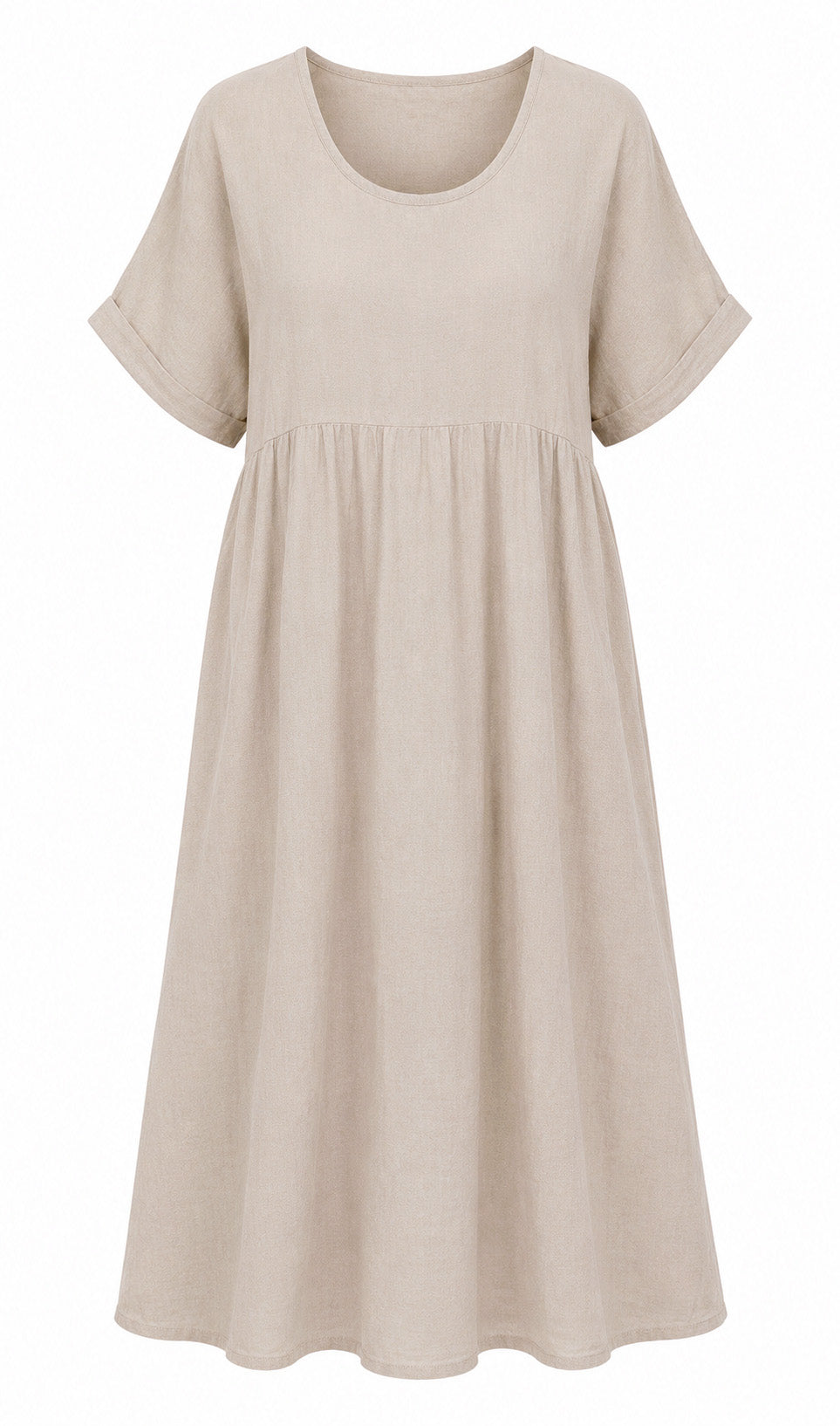 TESA MIDI LINEN DRESS