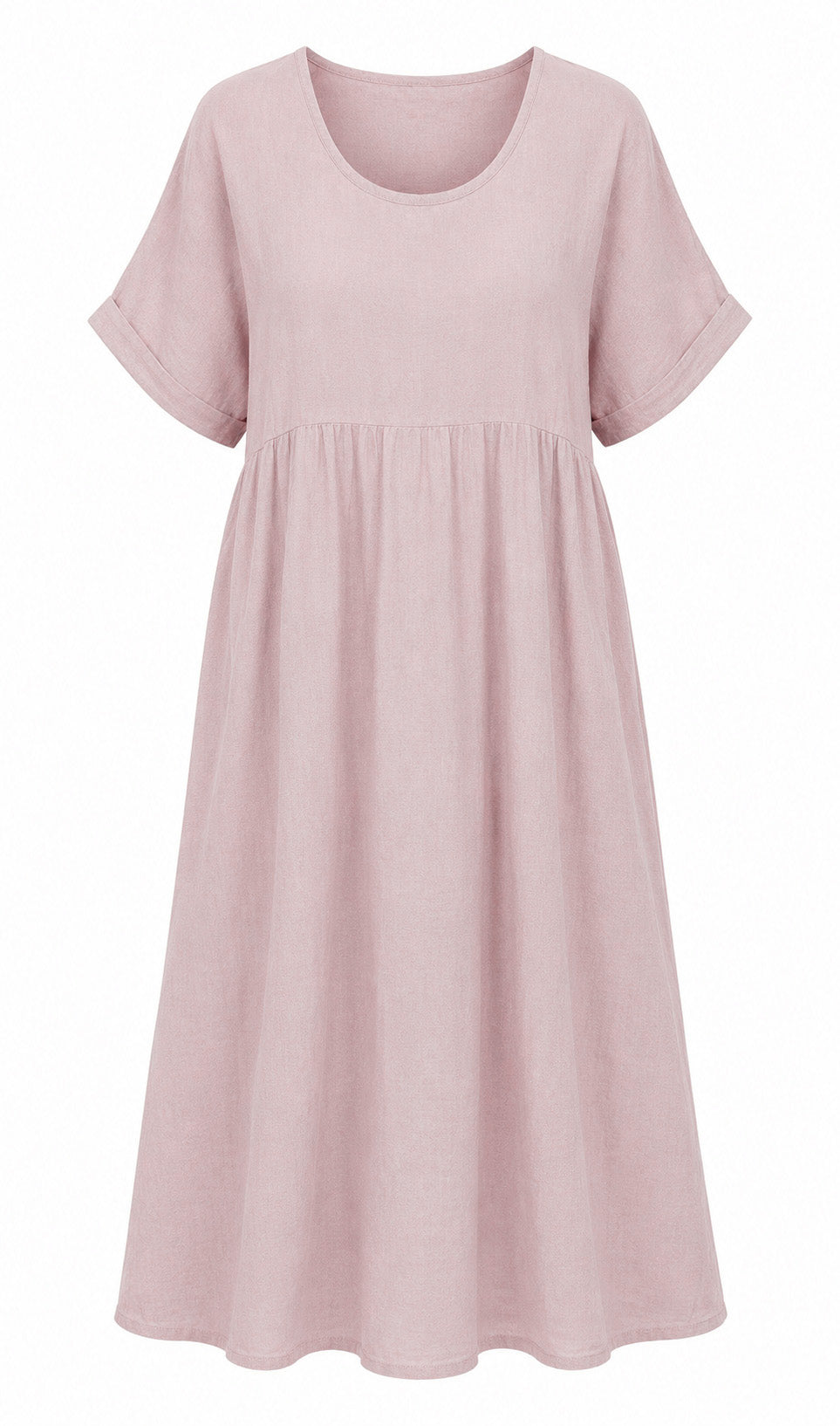 TESA MIDI LINEN DRESS
