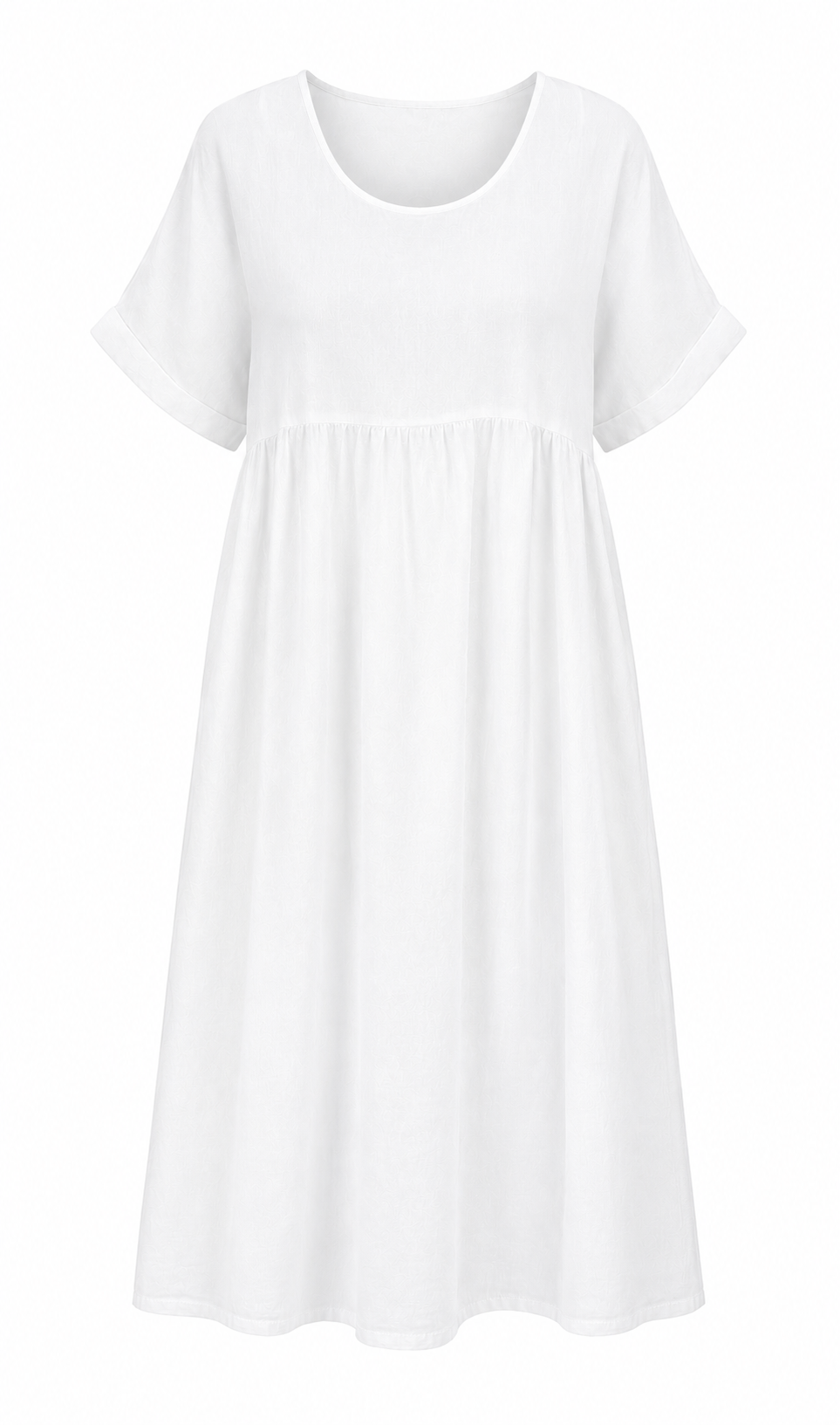 TESA MIDI LINEN DRESS