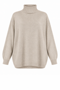 ZENA RIBBED POLO NECK SUPERSOFT KNIT