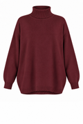 ZENA RIBBED POLO NECK SUPERSOFT KNIT