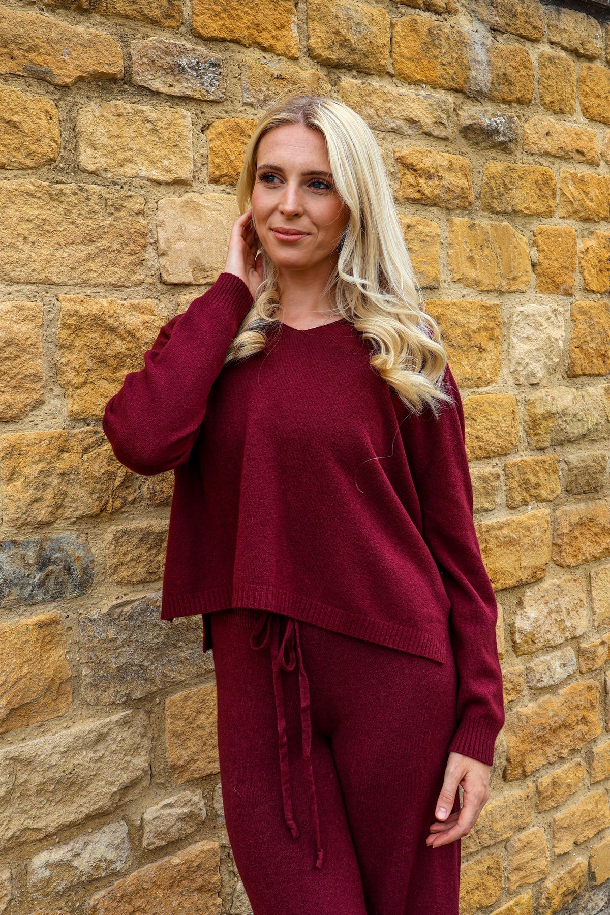 ZILPAH V NECK BOXY SUPERSOFT KNIT