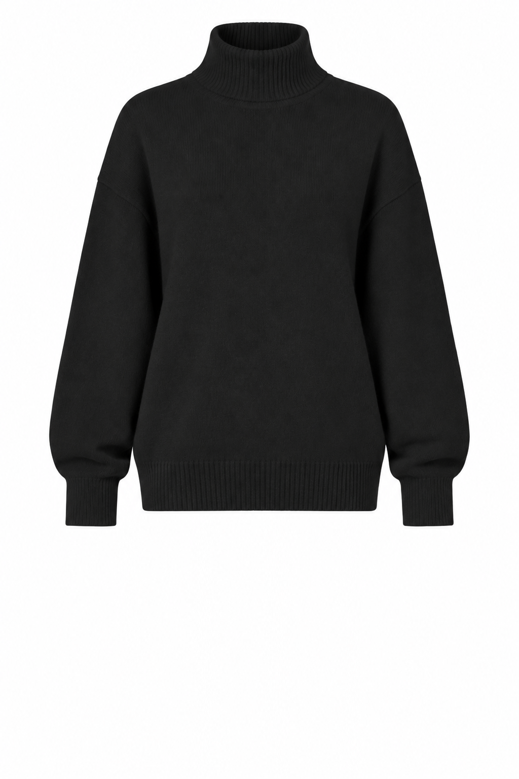 ZOIE CLASSIC POLO NECK SUPERSOFT KNIT