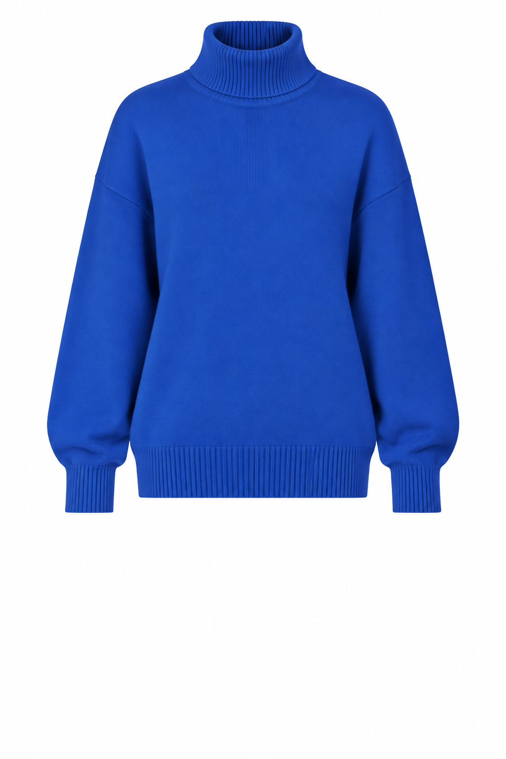 ZOIE CLASSIC POLO NECK SUPERSOFT KNIT