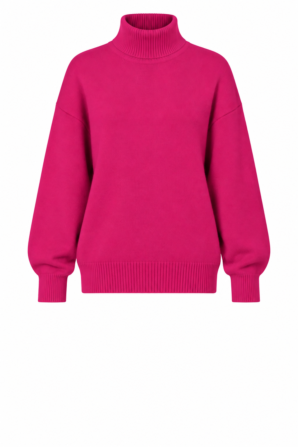 ZOIE CLASSIC POLO NECK SUPERSOFT KNIT
