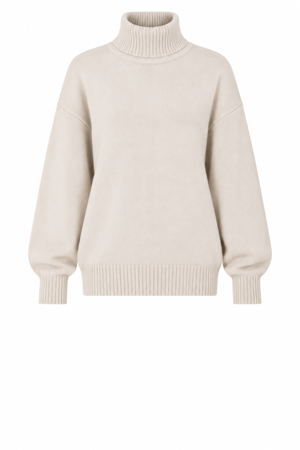 ZOIE CLASSIC POLO NECK SUPERSOFT KNIT