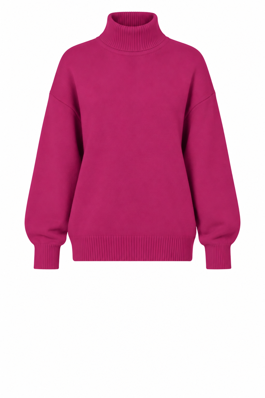 ZOIE CLASSIC POLO NECK SUPERSOFT KNIT