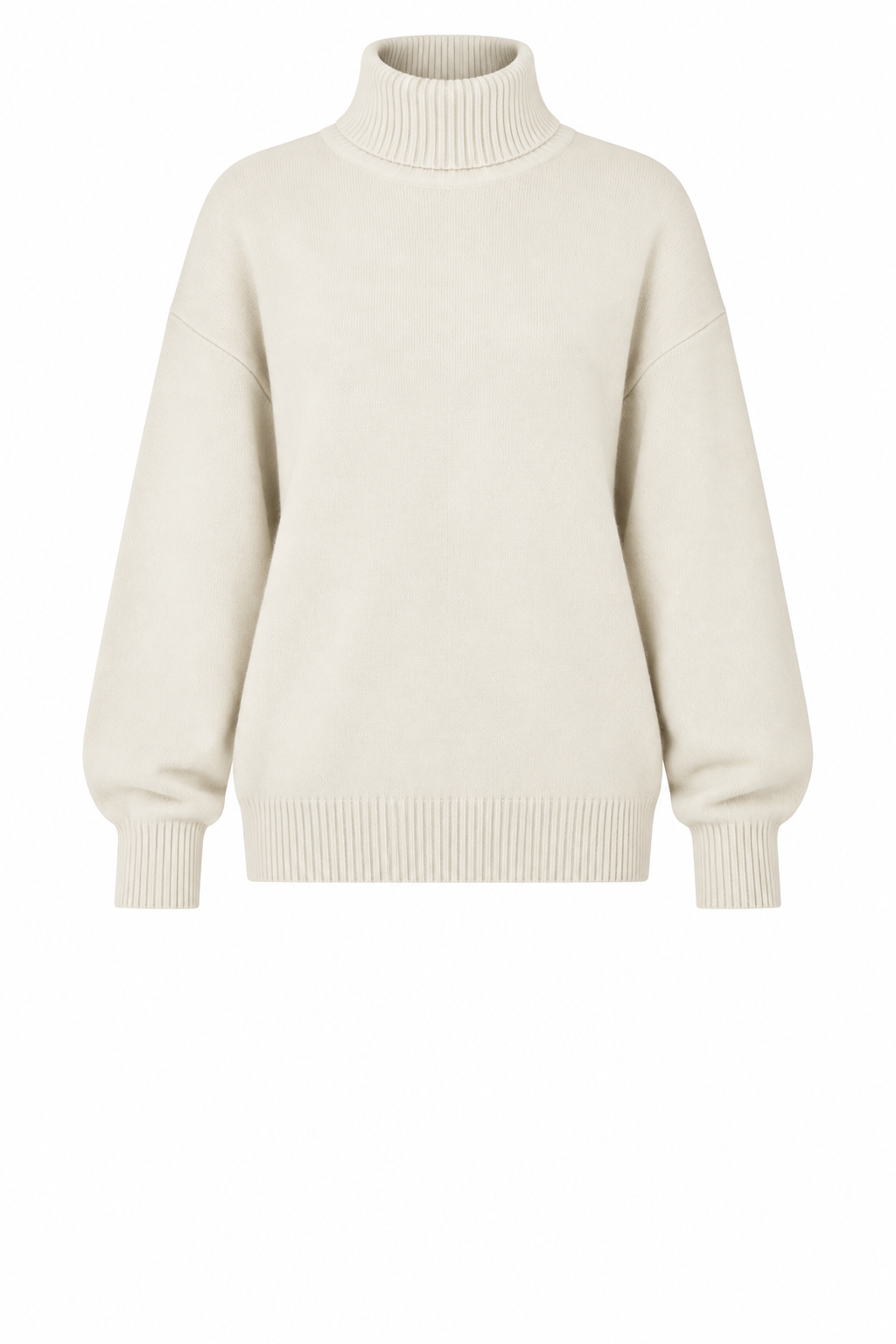 ZOIE CLASSIC POLO NECK SUPERSOFT KNIT