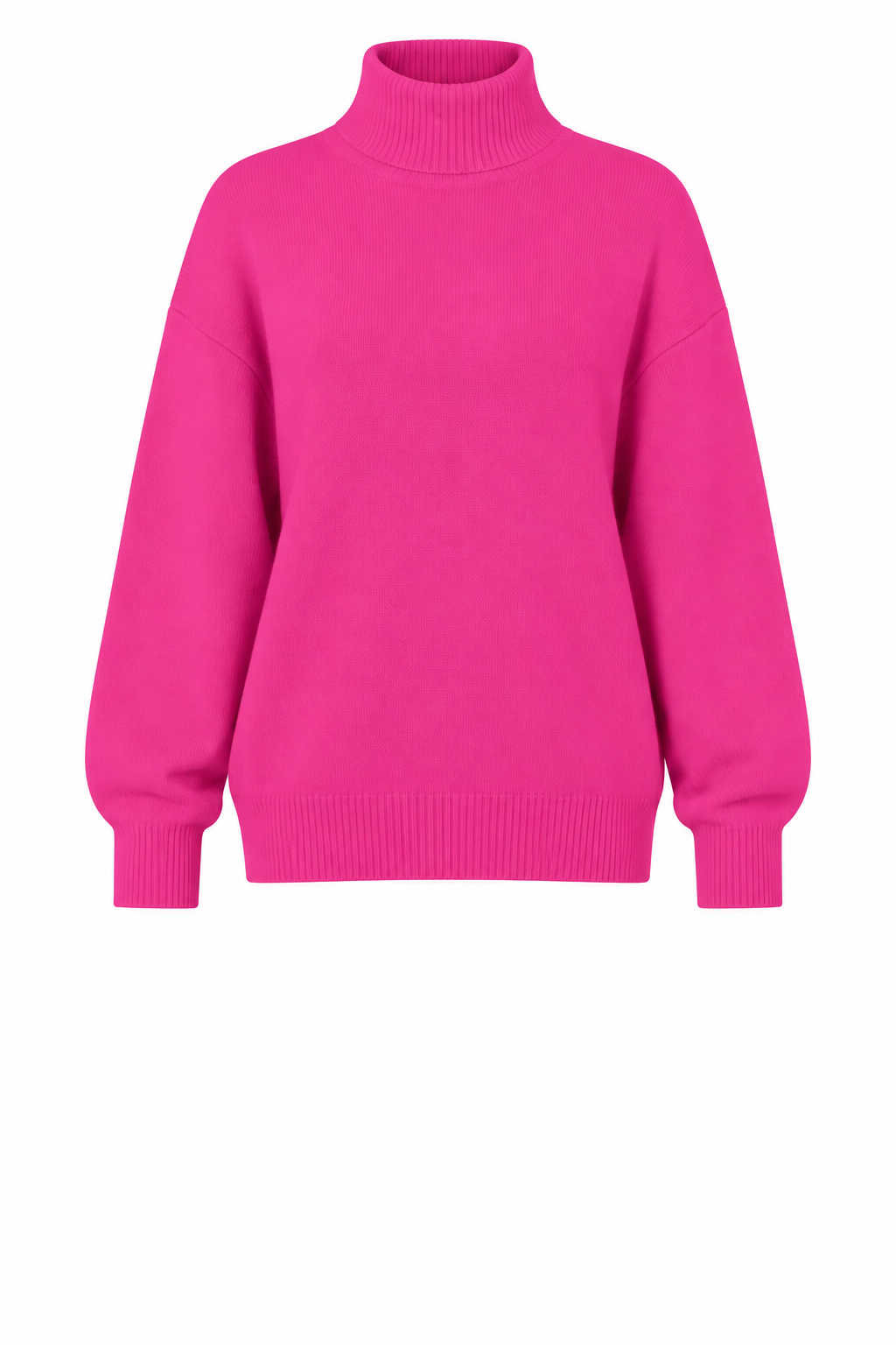 ZOIE CLASSIC POLO NECK SUPERSOFT KNIT