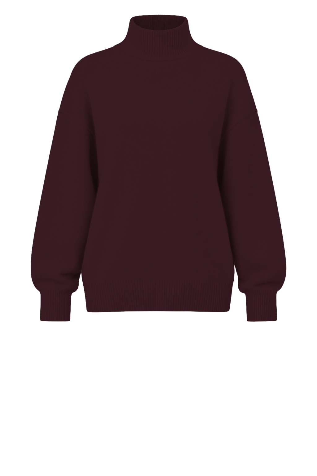 ZOIE CLASSIC POLO NECK SUPERSOFT KNIT