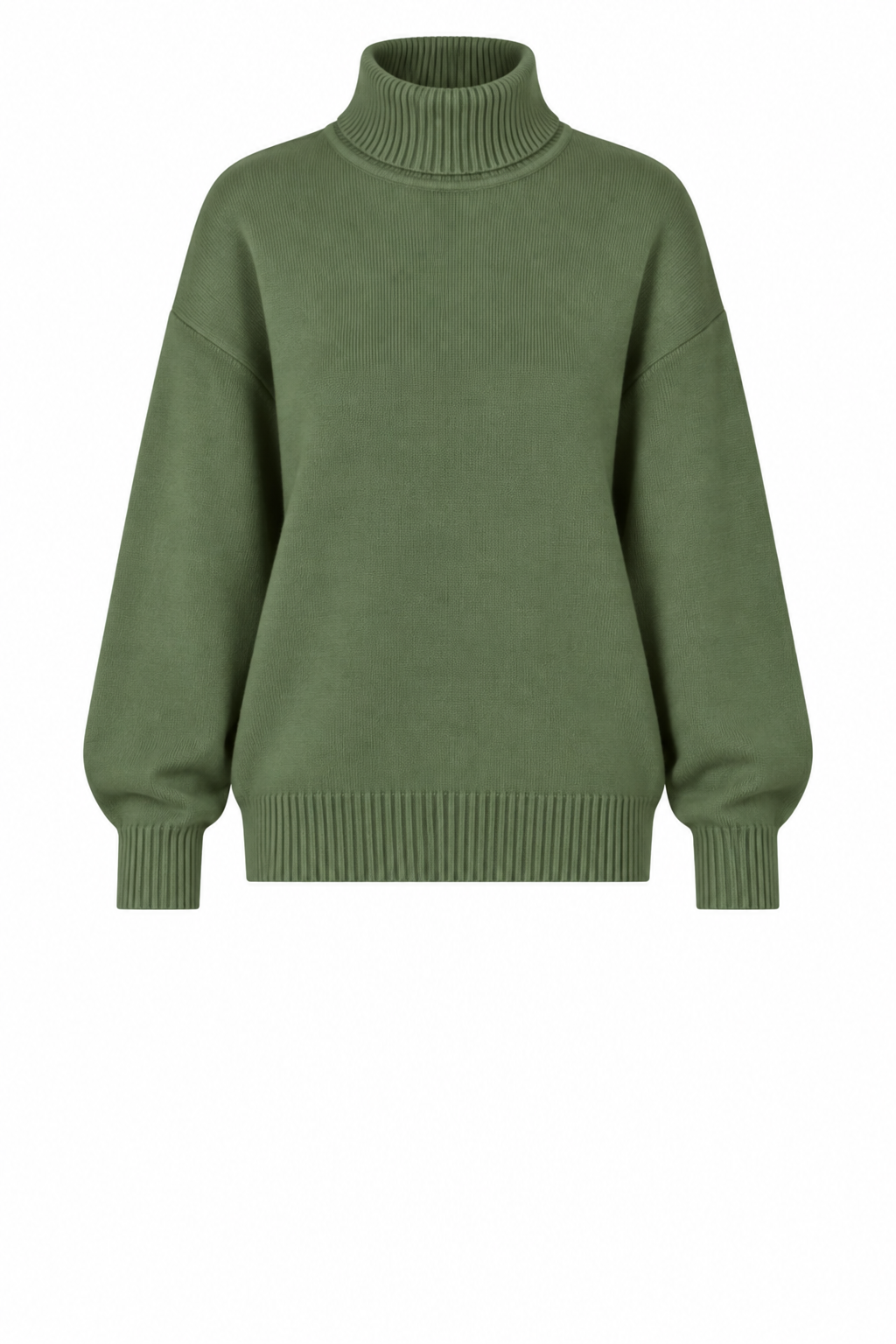 ZOIE CLASSIC POLO NECK SUPERSOFT KNIT