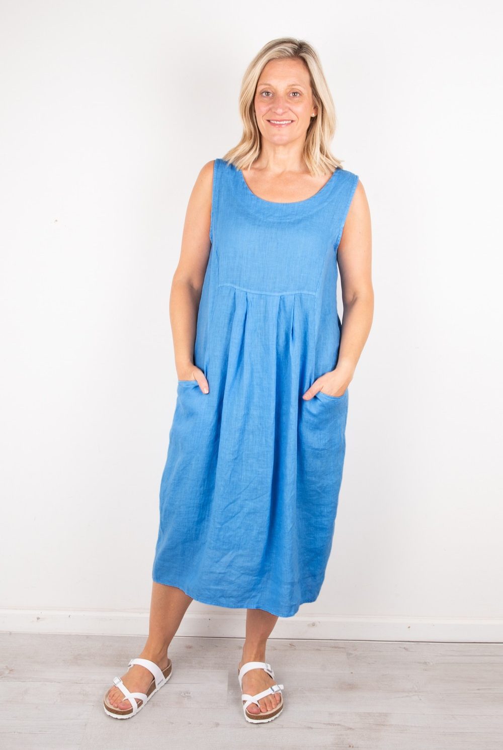 AW-Nerida-Blue-Scoop-Neck-Linen-Dress