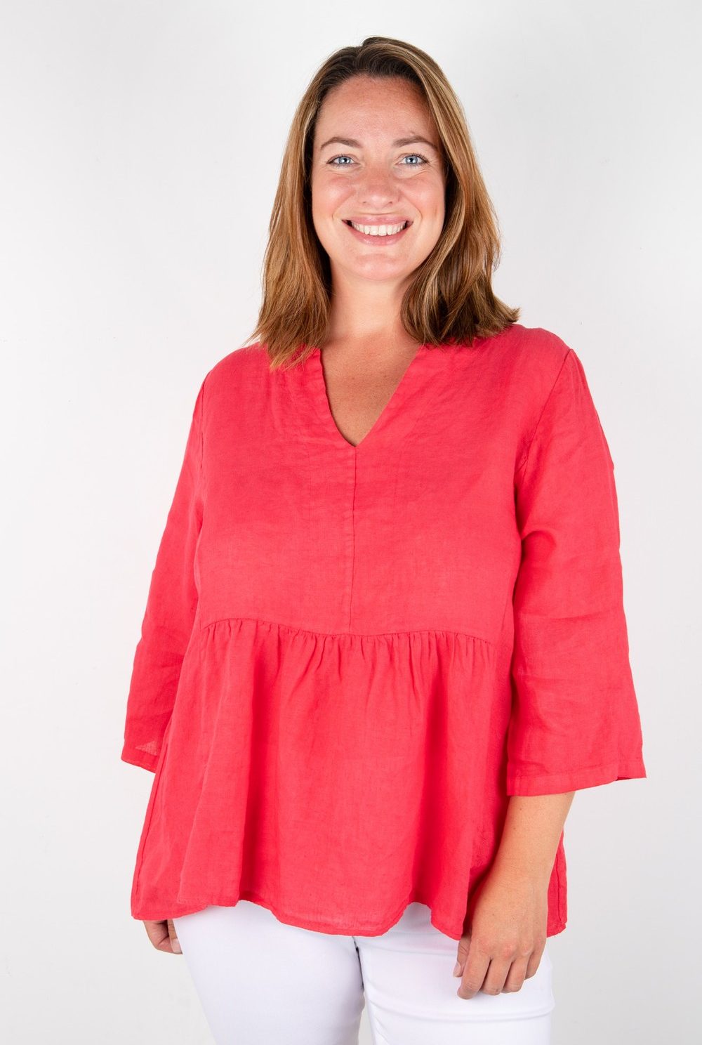 Aw-Elodie-X-Blue-Linen-Peplum-Top-Fragola