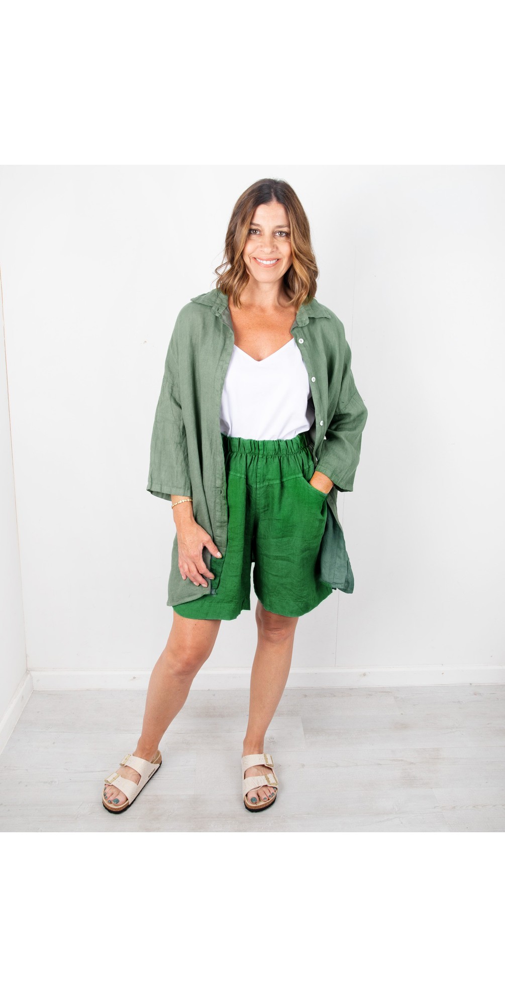 Orla-Linen-Verde-Shorts-Verde-1