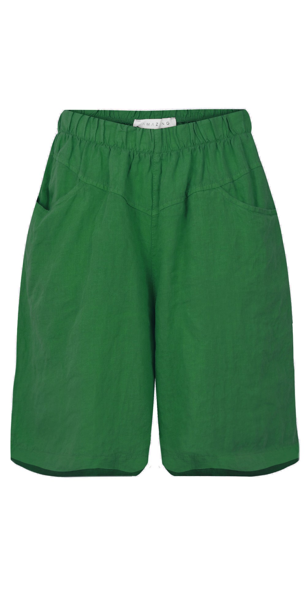 Orla-Linen-Verde-Shorts-Verde