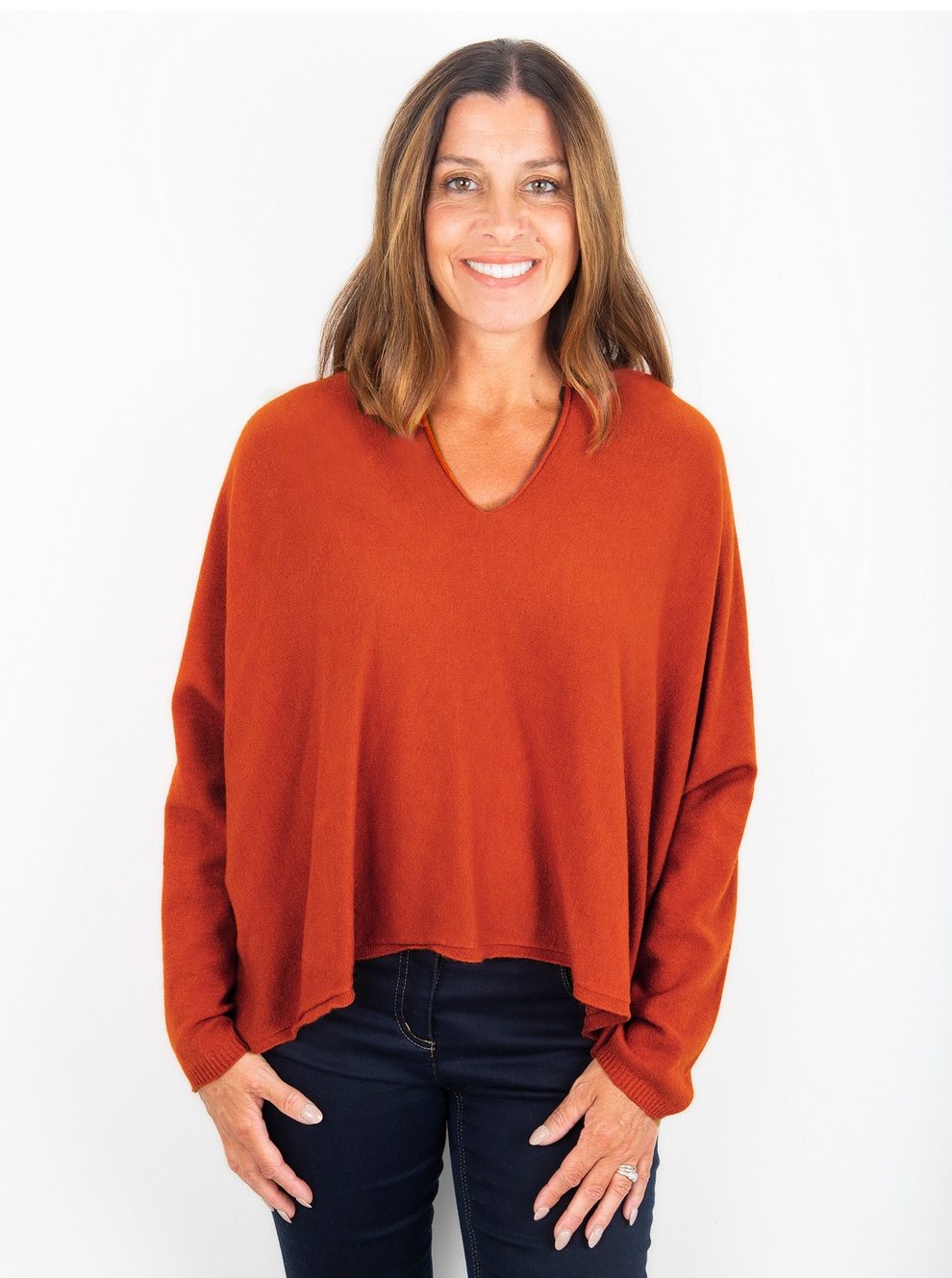 Mika-Boxy-Fine-Knit-Jumper-Burnt-Orange-1
