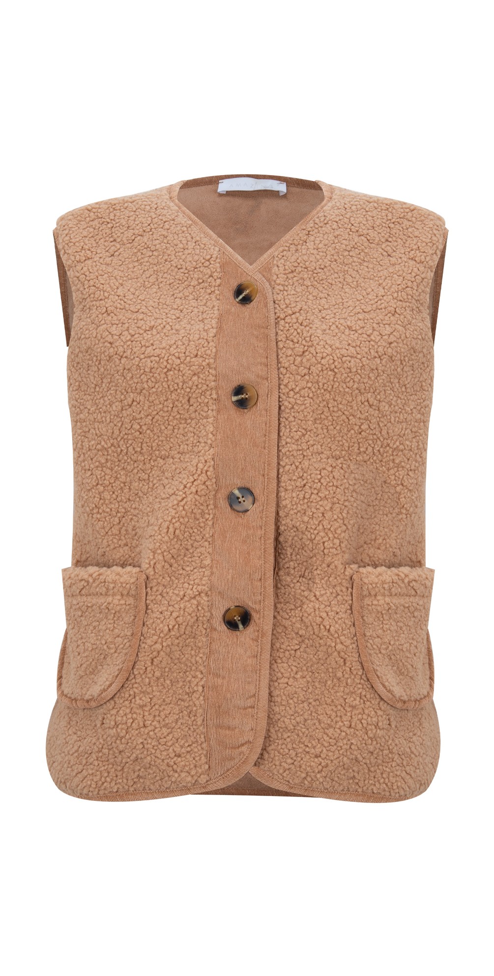 Teddy-Warm-Camel-Beige-Suede-Gilet-Beige